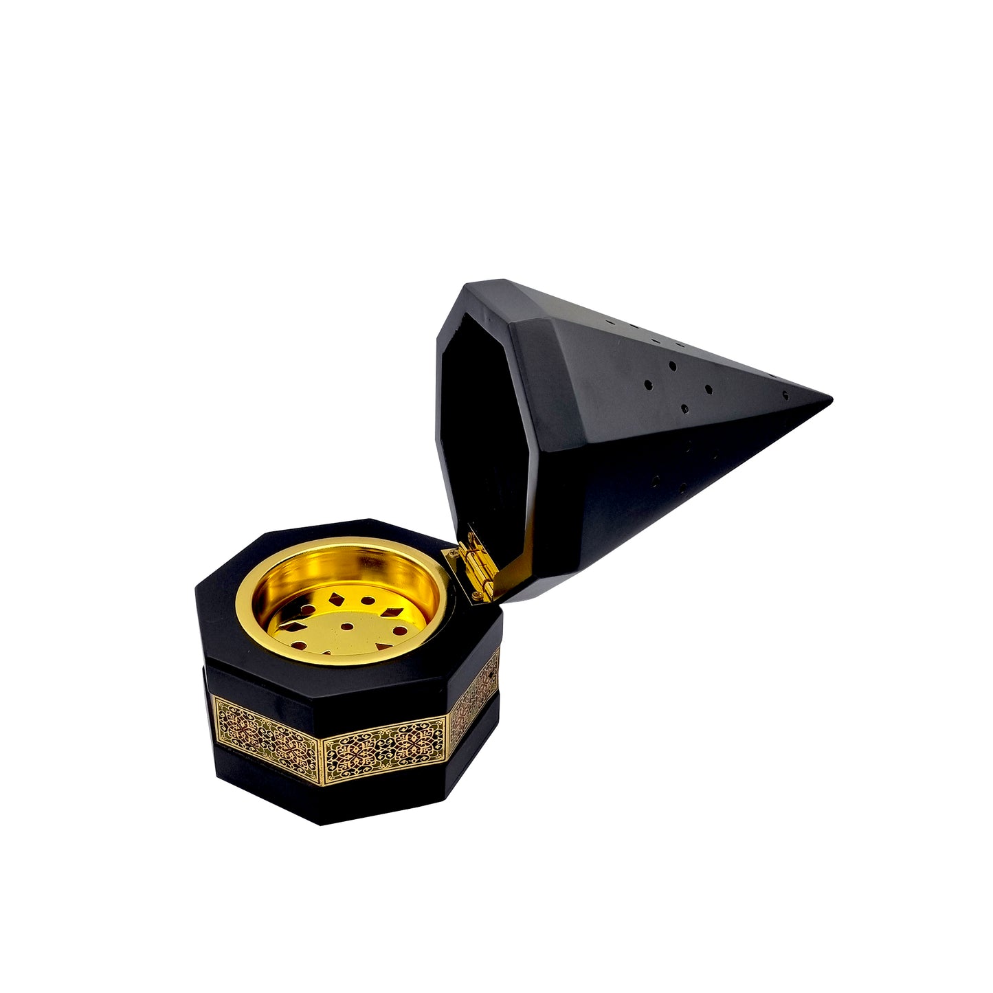 Traditional Bakhoor Burner Black Pyramid