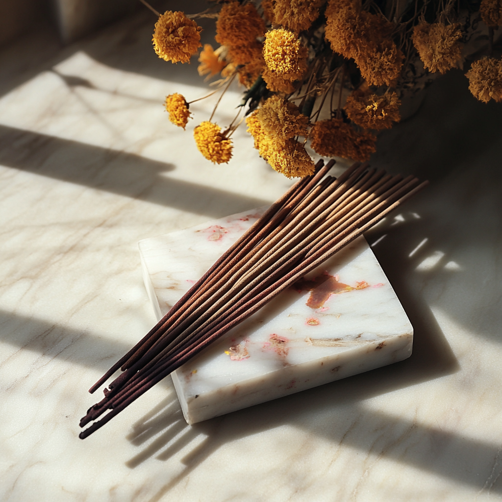 Premium Incense Gift Sets with brass holder